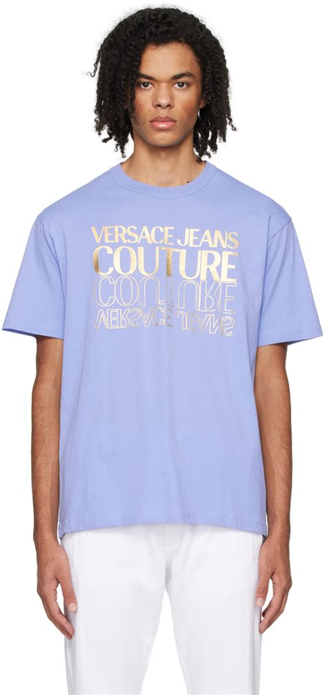 blue versace jeans t shirt|versace jeans couture outlet.